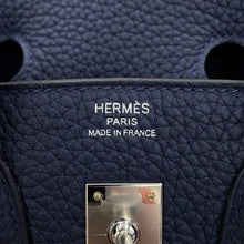 Load image into Gallery viewer, HERMES Birkin Blue Nuit Togo Leather Size 25