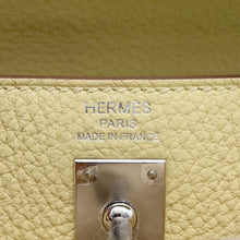 将图像加载到图库查看器中,HERMES Kelly Retourne Jaune Poussin Togo Leather Size 25