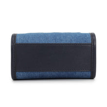 将图像加载到图库查看器中,JIMMY CHOO Mini tote Blue/Navy Canvas Leather