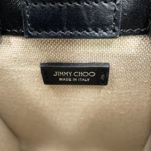 Load image into Gallery viewer, JIMMY CHOO North South Tote Bag BlackMININSTOTEANR Smooth Calf Leather Size Mini