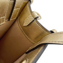 将图像加载到图库查看器中,JIMMY CHOO N/S Tote Star GoldMININSTOTEAUR Calf Leather Rhinestone Size Mini