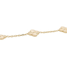 将图像加载到图库查看器中,Van Cleef & Arpels Vintage Alhambra 5-Motif Guilloché BraceletVCARP3JK00 18K Yellow Gold
