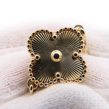 将图像加载到图库查看器中,Van Cleef & Arpels Vintage Alhambra 5-Motif Guilloché BraceletVCARP3JK00 18K Yellow Gold