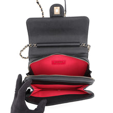 Load image into Gallery viewer, CHANEL Matelasse Flap ChainShoulder Bag BlackAS3003 Caviar Leather Size Small