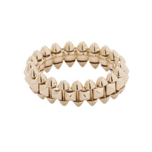 将图像加载到图库查看器中,CARTIER Crushed Cartier Ring Size SM/50/#10B4238400 18K Yellow Gold