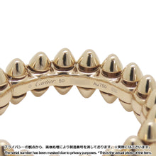将图像加载到图库查看器中,CARTIER Crushed Cartier Ring Size SM/50/#10B4238400 18K Yellow Gold
