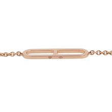将图像加载到图库查看器中,HERMES Ever Chaine d'Ancre Bracelet Size ST 18K Pink Gold