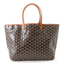 将图像加载到图库查看器中,GOYARD Saint Louis Black/NaturalSTLOUIPMLTY01CL03P PVC Leather Size PM