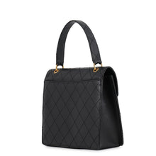 Load image into Gallery viewer, CHANEL V-flap handbag Black Caviar Leather