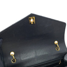 Load image into Gallery viewer, CHANEL V-flap handbag Black Caviar Leather