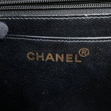 Load image into Gallery viewer, CHANEL V-flap handbag Black Caviar Leather