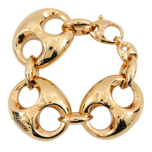 Load image into Gallery viewer, GUCCI Marine Bracelet Size L Gold Plated