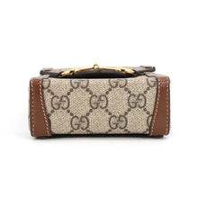 将图像加载到图库查看器中,GUCCI Horsebit1955 Mini Shoulder Bag Beige/Brown625615 92TCG 8563 GG Supreme Leather