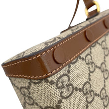 将图像加载到图库查看器中,GUCCI Horsebit1955 Mini Shoulder Bag Beige/Brown625615 92TCG 8563 GG Supreme Leather