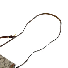 将图像加载到图库查看器中,GUCCI Horsebit1955 Mini Shoulder Bag Beige/Brown625615 92TCG 8563 GG Supreme Leather