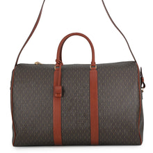 将图像加载到图库查看器中,SAINT LAURENT PARIS Monogram 72H Duffle Travel Bag Brown5821412UY2W2166 PVC Leather