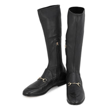 Load image into Gallery viewer, GUCCI Jordaan Boots Black827860 AADP3 1000 Nappa Leather Size 39