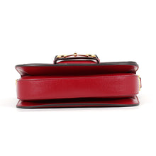 将图像加载到图库查看器中,GUCCI Horsebit 1955 Medium Shoulder Bag Beige/Red602204 GG Supreme