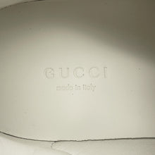 将图像加载到图库查看器中,GUCCI Ace Web Stripe Platform Sneakers White/Green/Red791399 Leather Size 34 1/2