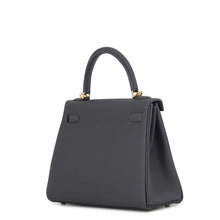 将图像加载到图库查看器中,HERMES Kelly Retourne Ardoise Togo Leather Size 25