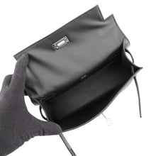 将图像加载到图库查看器中,HERMES PochetteKelly Black Swift Leather