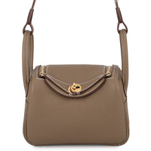 Load image into Gallery viewer, HERMES Lindy Etoupe Taurillon Clemence Size Mini
