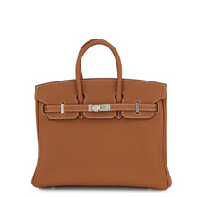 将图像加载到图库查看器中,HERMES Birkin Gold Togo Leather Size 25