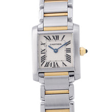 将图像加载到图库查看器中,CARTIER Tank Francaise SM H25mm×W20mm Stainless Steel White DialW51007Q4