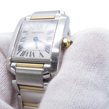 将图像加载到图库查看器中,CARTIER Tank Francaise SM H25mm×W20mm Stainless Steel White DialW51007Q4