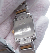 将图像加载到图库查看器中,CARTIER Tank Francaise SM H25mm×W20mm Stainless Steel White DialW51007Q4