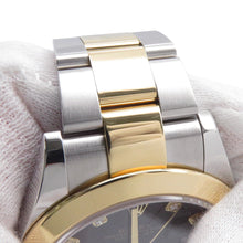 将图像加载到图库查看器中,ROLEX Datejust W41mm Stainless Steel K18YG Black Dial126303G