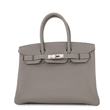 Load image into Gallery viewer, HERMES Birkin Gris Meyer Togo Leather Size 30