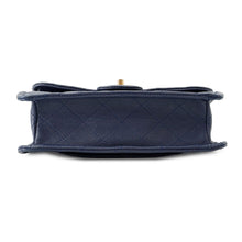 Load image into Gallery viewer, CHANEL Matelasse flap Chain Shoulder Navy Caviar Leather