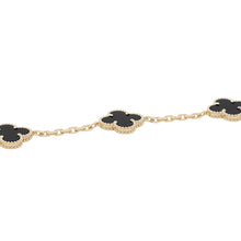 将图像加载到图库查看器中,Van Cleef & Arpels Vintage Alhambra 5 Motif BraceletVCARA41300 18K Yellow Gold