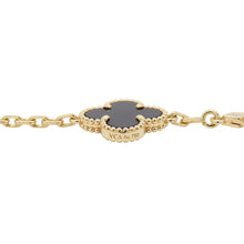 将图像加载到图库查看器中,Van Cleef & Arpels Vintage Alhambra 5 Motif BraceletVCARA41300 18K Yellow Gold