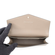 Load image into Gallery viewer, Bonaventura Shoulder Wallet Greige Embossed Leather