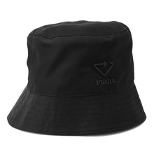 Load image into Gallery viewer, PRADA Nylon Bucket Hat Size S Black2HC137 Nylon