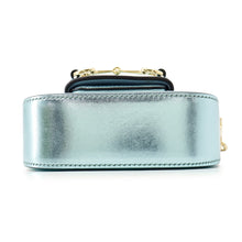 Load image into Gallery viewer, GUCCI Horsebit 1955 Nano Shoulder MetalicLight Blue760253 Leather Size Nano