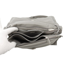Load image into Gallery viewer, Ferragamo Viva Bow Chain Shoulder Bag Gray211287 Calf Leather