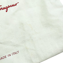 Load image into Gallery viewer, Ferragamo Viva Bow Chain Shoulder Bag Gray211287 Calf Leather