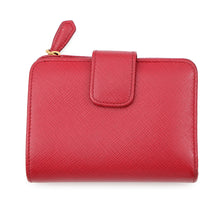 将图像加载到图库查看器中,PRADA Compact wallet Red1ML018 Leather