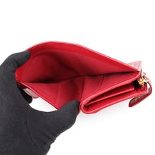 将图像加载到图库查看器中,PRADA Compact wallet Red1ML018 Leather