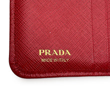 将图像加载到图库查看器中,PRADA Compact wallet Red1ML018 Leather