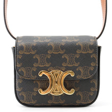 Load image into Gallery viewer, CELINE Mini Claude Triomphe Shoulder Tan10I512DQB.04LU PVC Leather