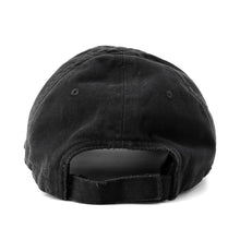 Load image into Gallery viewer, BALENCIAGA Distressed baseball cap Size L Black745132 Cotton100%