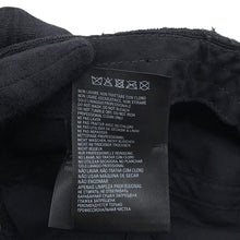 Load image into Gallery viewer, BALENCIAGA Distressed baseball cap Size L Black745132 Cotton100%