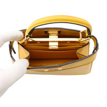 Load image into Gallery viewer, FENDI Peekaboo Icy You Yellow8BN335 Leather Size Petit