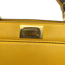 Load image into Gallery viewer, FENDI Peekaboo Icy You Yellow8BN335 Leather Size Petit