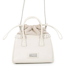 Load image into Gallery viewer, Maison Margiela Maison Margiela 5AC Drawstring Bag WhiteSB3WD0005P4348H0157 Leather Canvas Size Mini