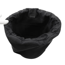 Load image into Gallery viewer, The Row Sporty Pouch Black Canvas Leather